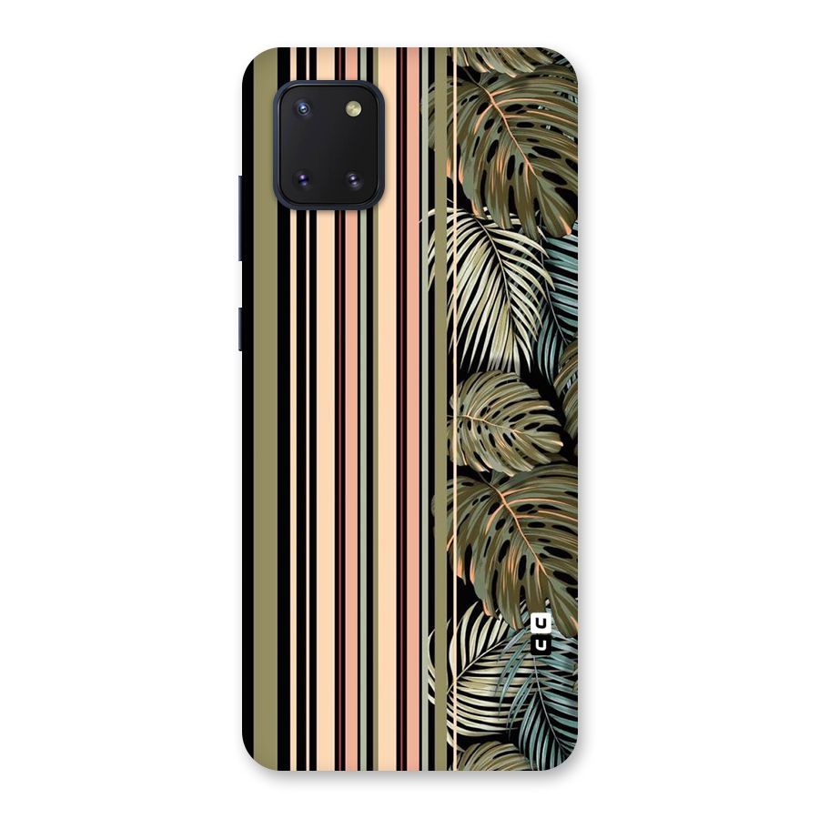 Visual Art Leafs Back Case for Galaxy Note 10 Lite