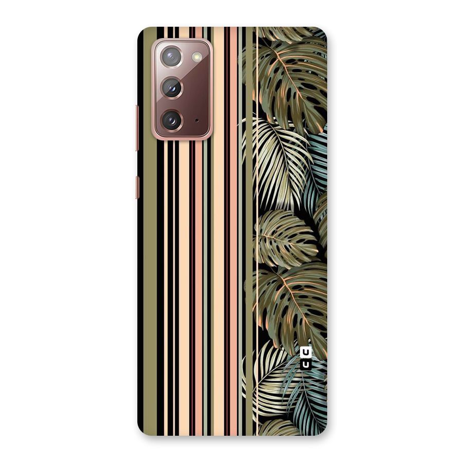 Visual Art Leafs Back Case for Galaxy Note 20