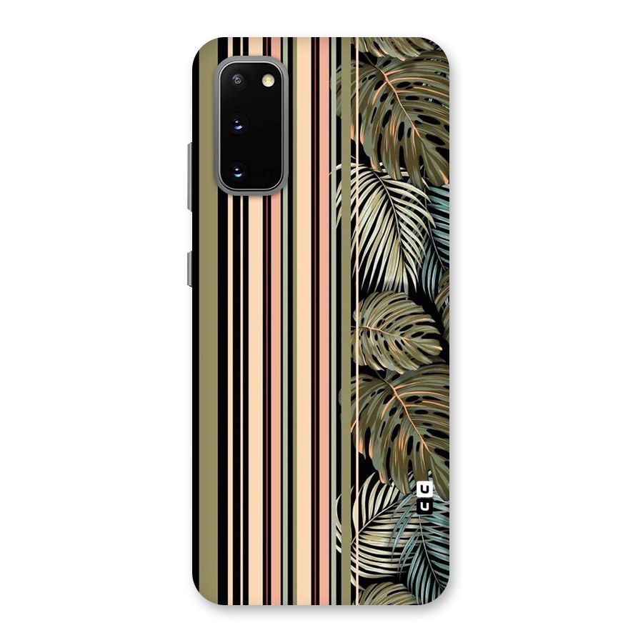 Visual Art Leafs Back Case for Galaxy S20