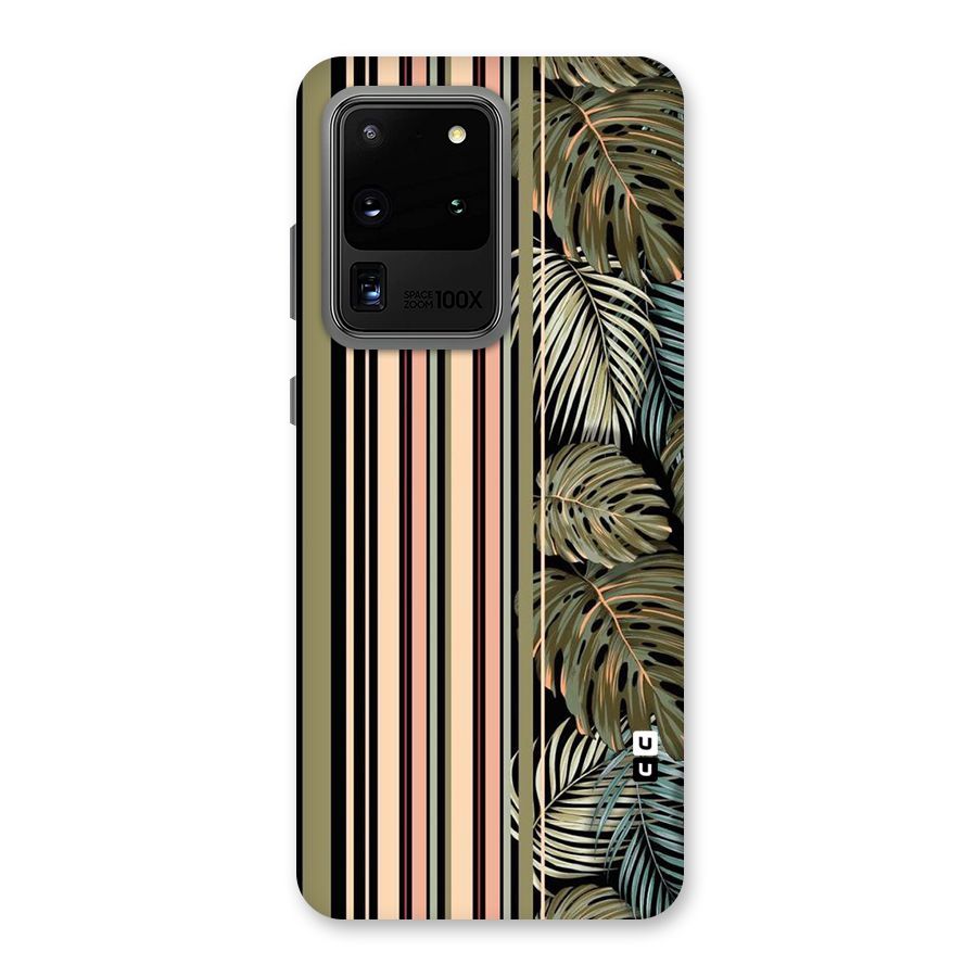 Visual Art Leafs Back Case for Galaxy S20 Ultra