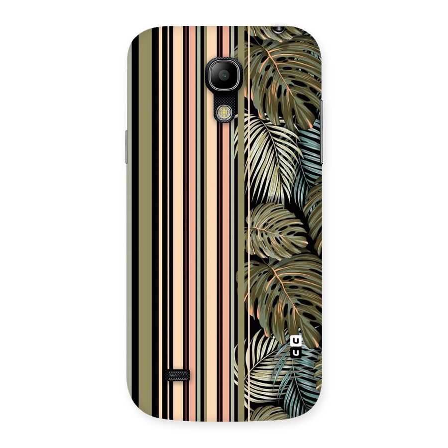 Visual Art Leafs Back Case for Galaxy S4 Mini