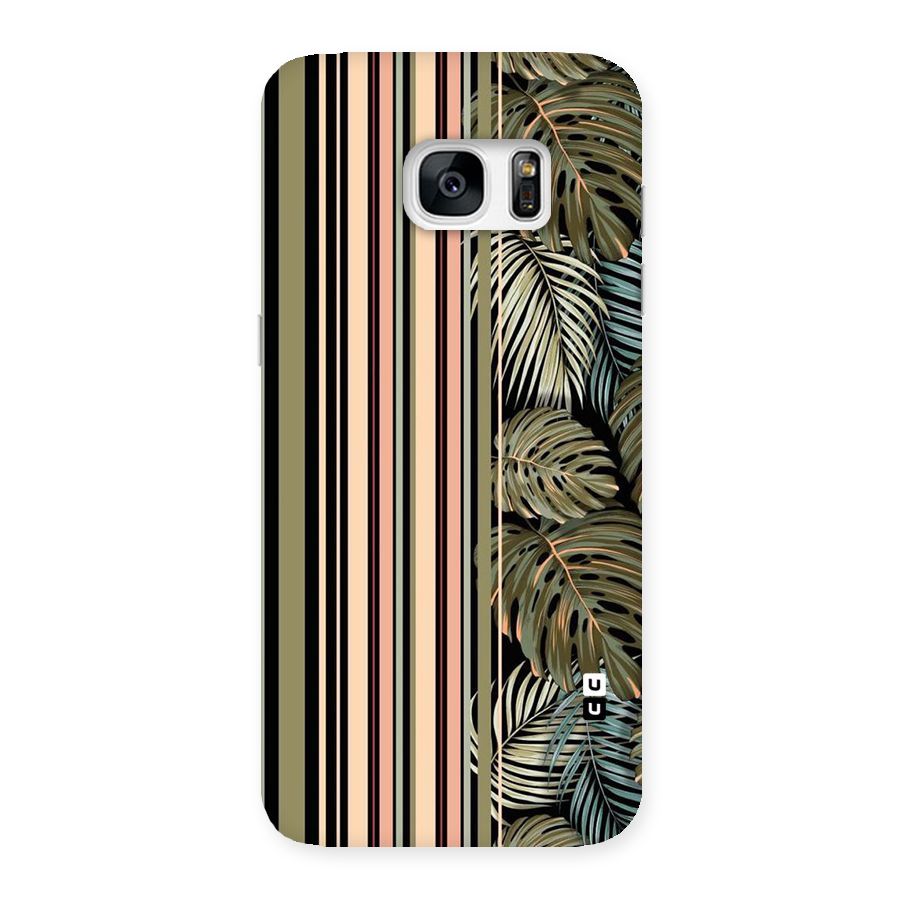 Visual Art Leafs Back Case for Galaxy S7 Edge