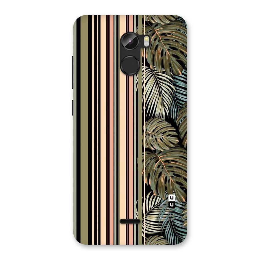 Visual Art Leafs Back Case for Gionee X1