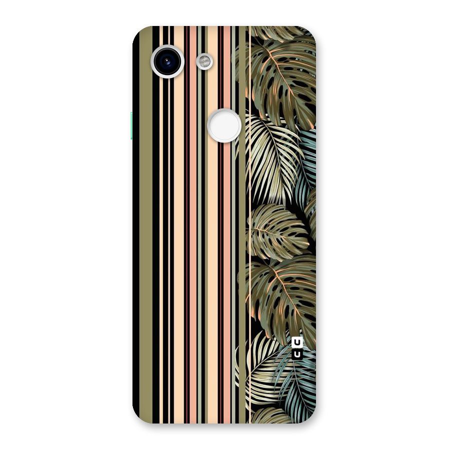 Visual Art Leafs Back Case for Google Pixel 3