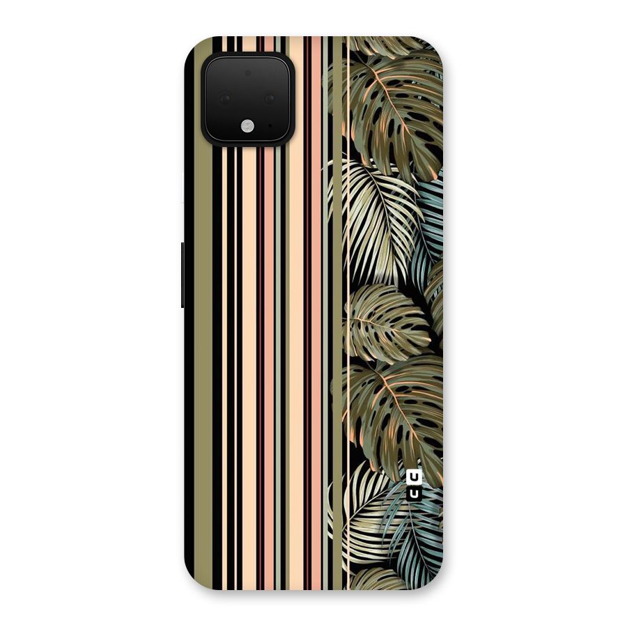 Visual Art Leafs Back Case for Google Pixel 4 XL