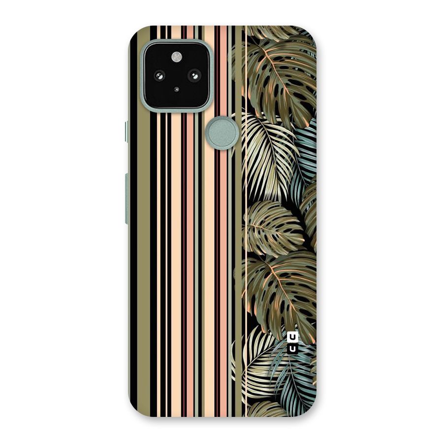Visual Art Leafs Back Case for Google Pixel 5