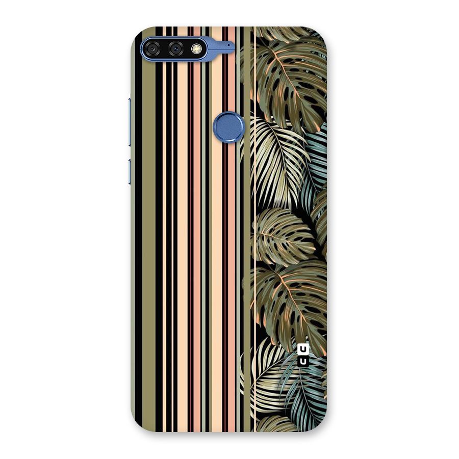 Visual Art Leafs Back Case for Honor 7C