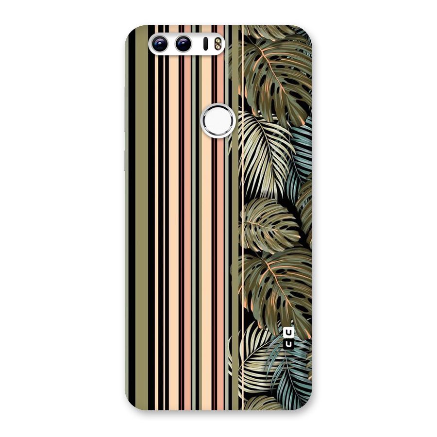 Visual Art Leafs Back Case for Honor 8