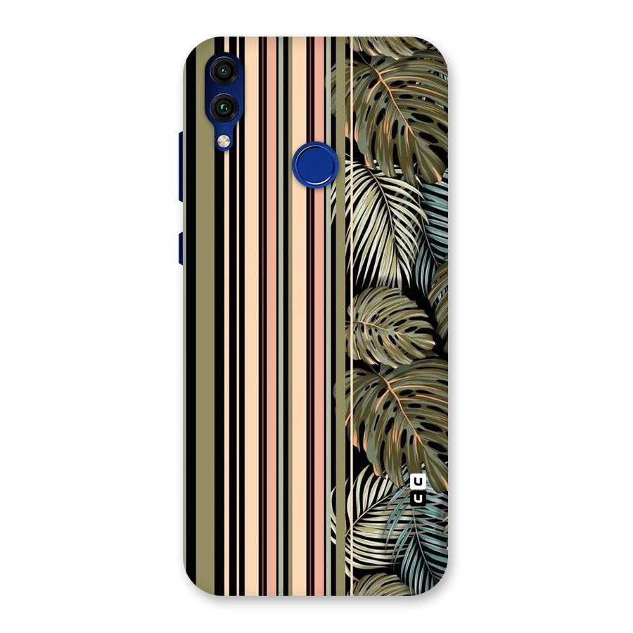 Visual Art Leafs Back Case for Honor 8C