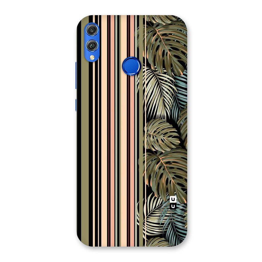 Visual Art Leafs Back Case for Honor 8X