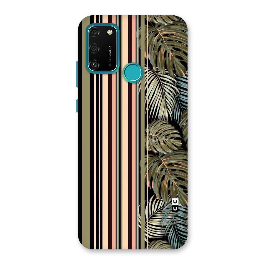 Visual Art Leafs Back Case for Honor 9A