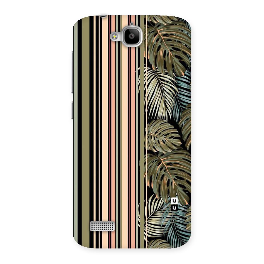 Visual Art Leafs Back Case for Honor Holly