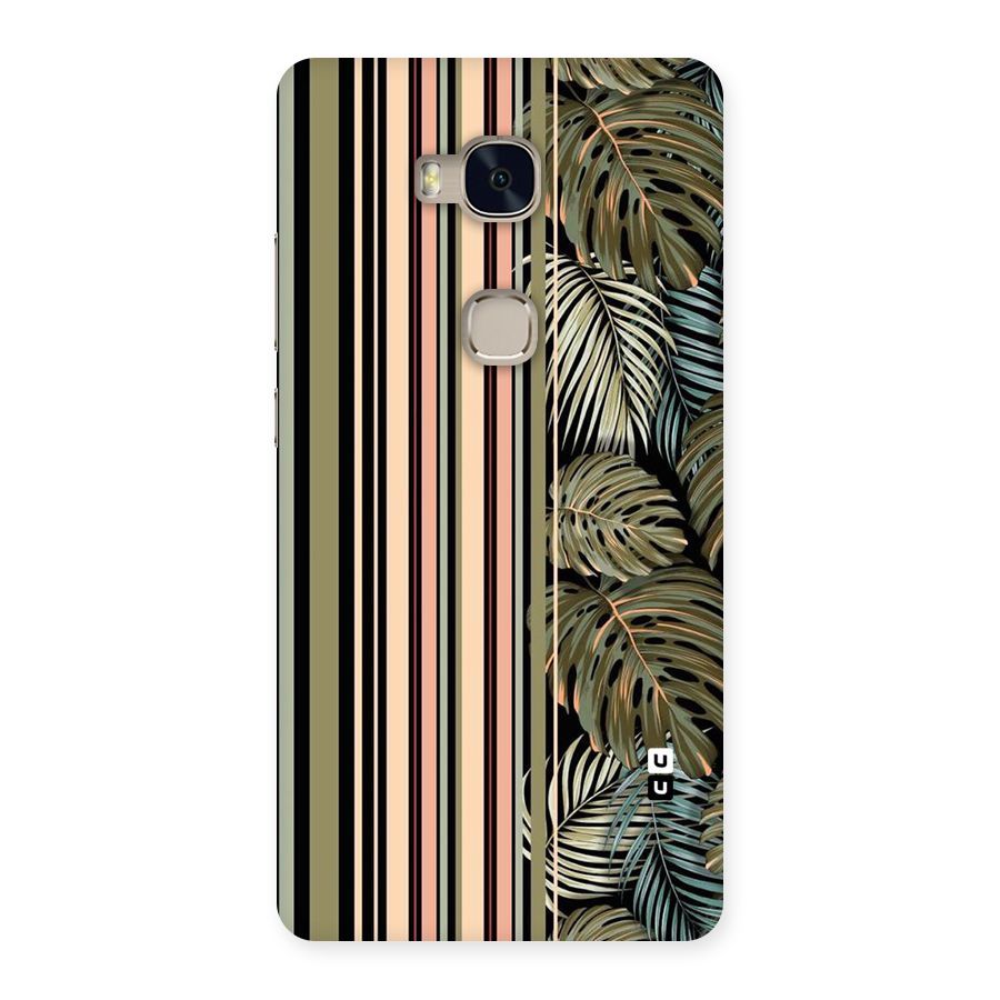 Visual Art Leafs Back Case for Huawei Honor 5X