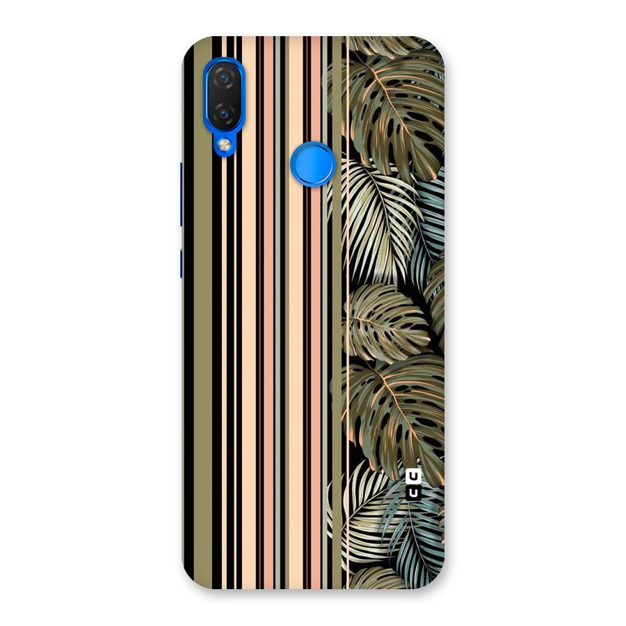 Visual Art Leafs Back Case for Huawei P Smart+