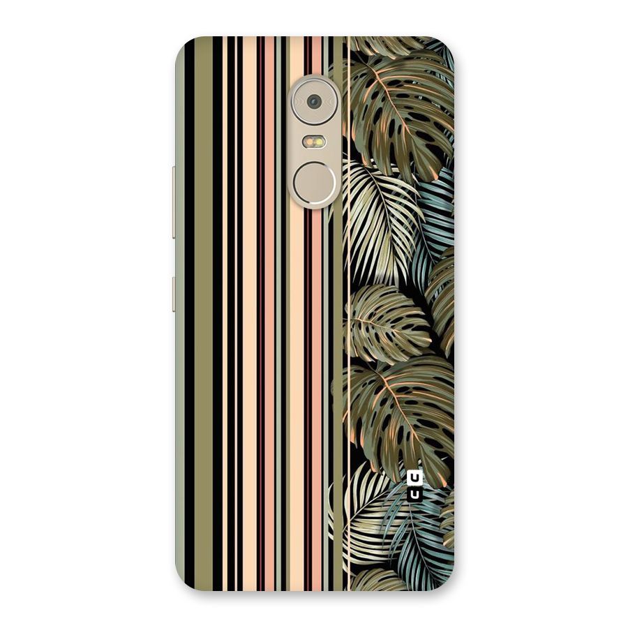Visual Art Leafs Back Case for Lenovo K6 Note