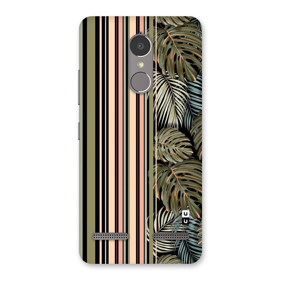 Visual Art Leafs Back Case for Lenovo K6 Power