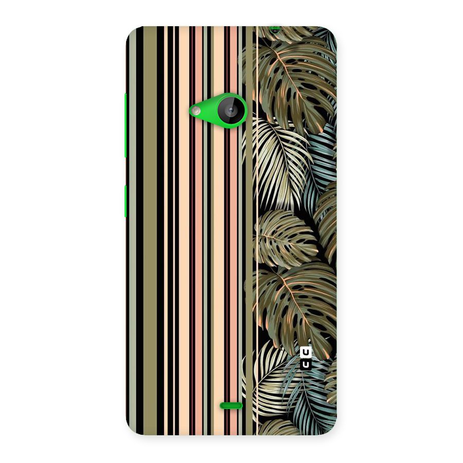 Visual Art Leafs Back Case for Lumia 535