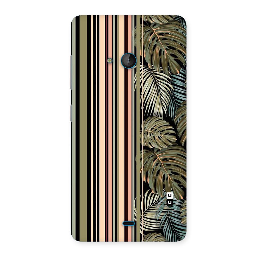 Visual Art Leafs Back Case for Lumia 540