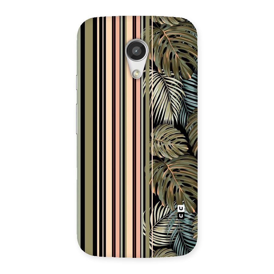Visual Art Leafs Back Case for Moto G 2nd Gen