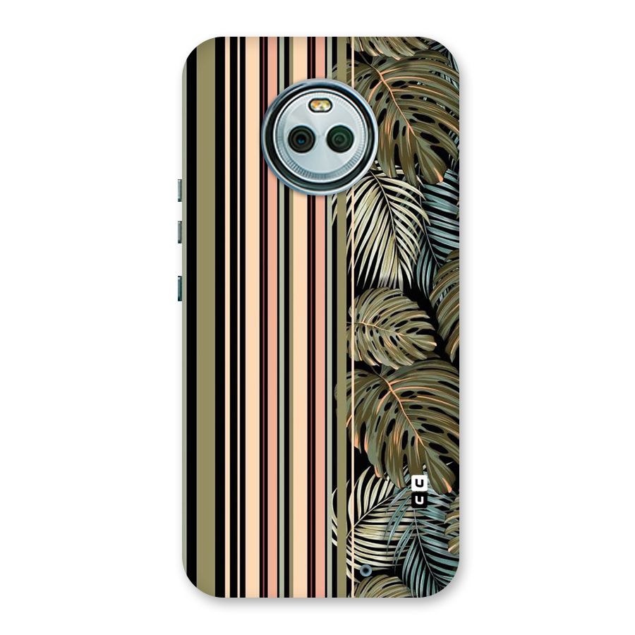 Visual Art Leafs Back Case for Moto X4