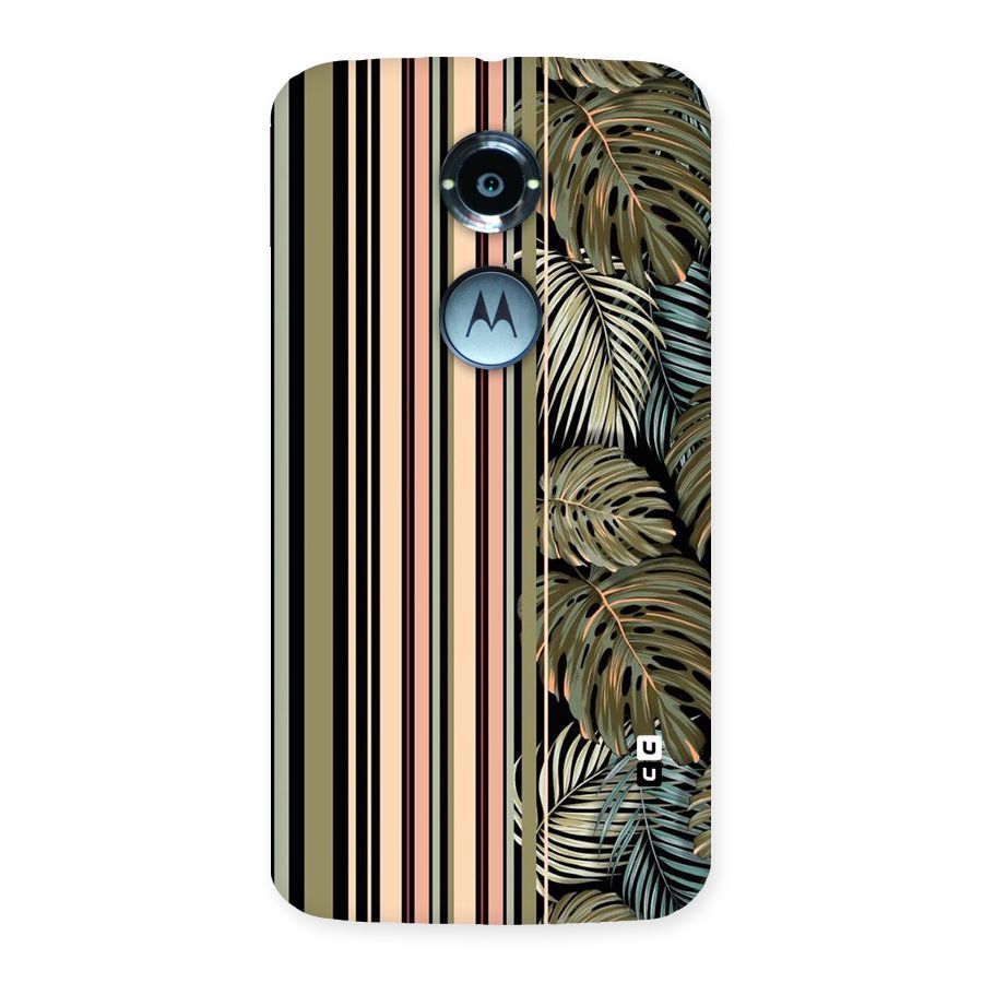 Visual Art Leafs Back Case for Moto X 2nd Gen