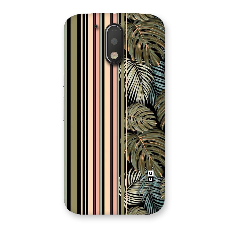 Visual Art Leafs Back Case for Motorola Moto G4
