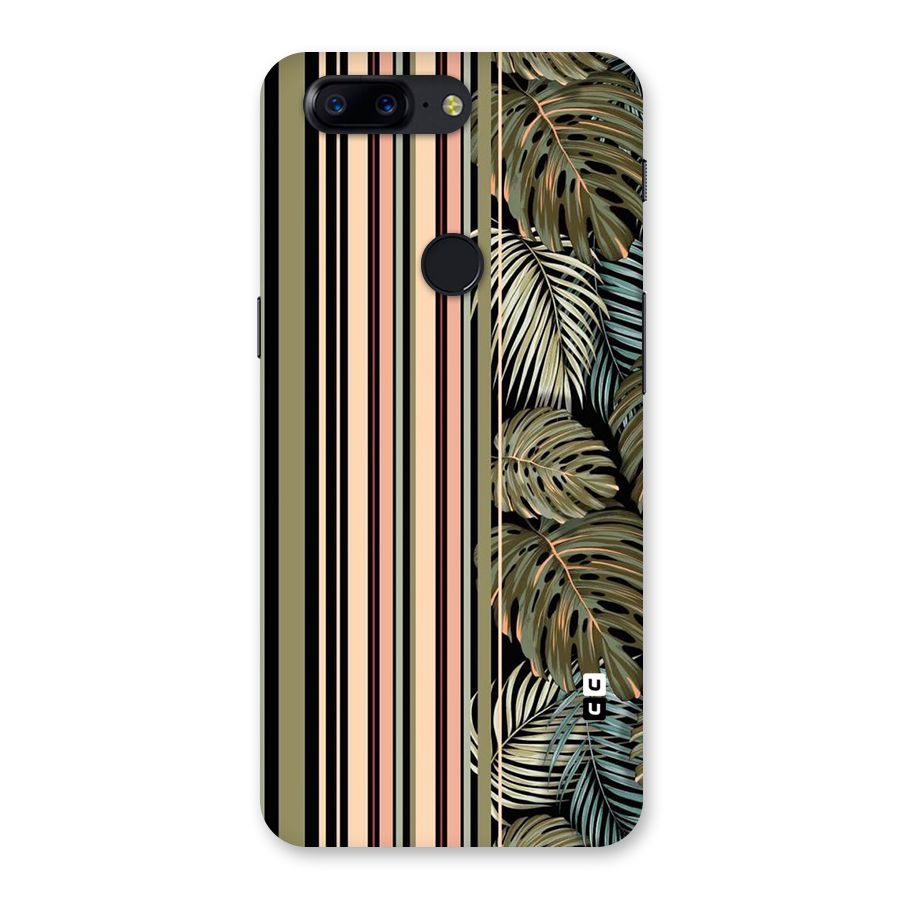 Visual Art Leafs Back Case for OnePlus 5T