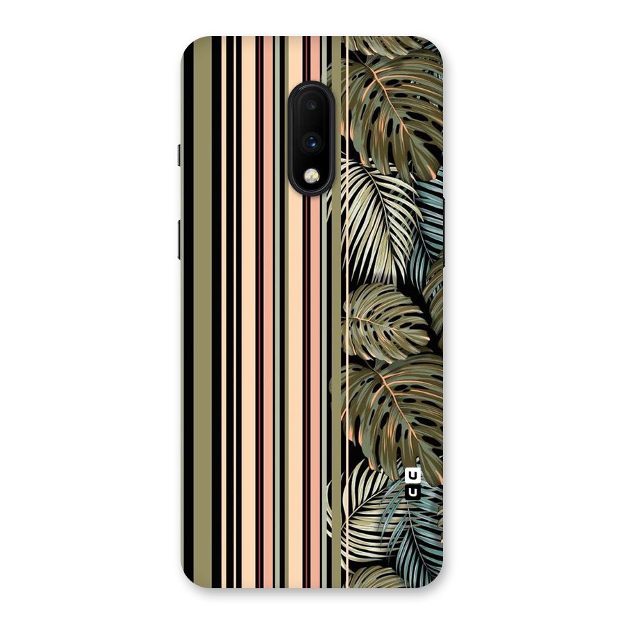 Visual Art Leafs Back Case for OnePlus 7