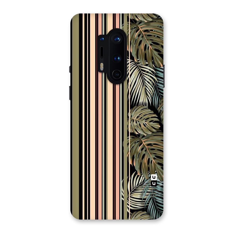 Visual Art Leafs Back Case for OnePlus 8 Pro