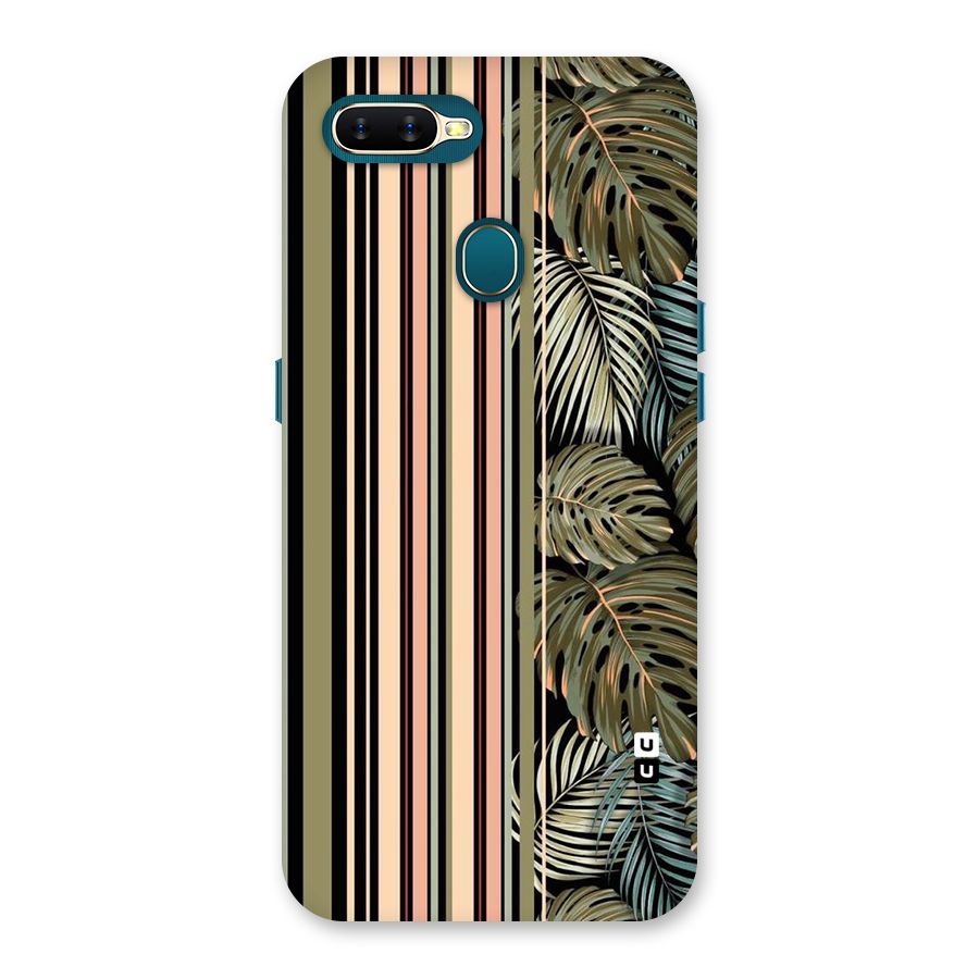 Visual Art Leafs Back Case for Oppo A11k
