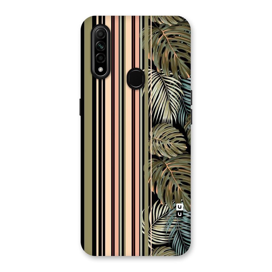 Visual Art Leafs Back Case for Oppo A31