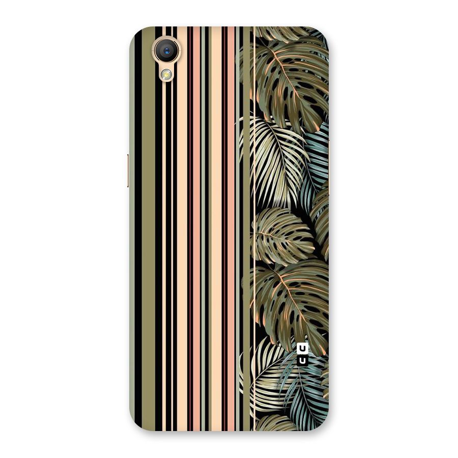 Visual Art Leafs Back Case for Oppo A37