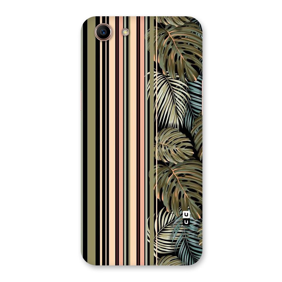 Visual Art Leafs Back Case for Oppo A83 (2018)