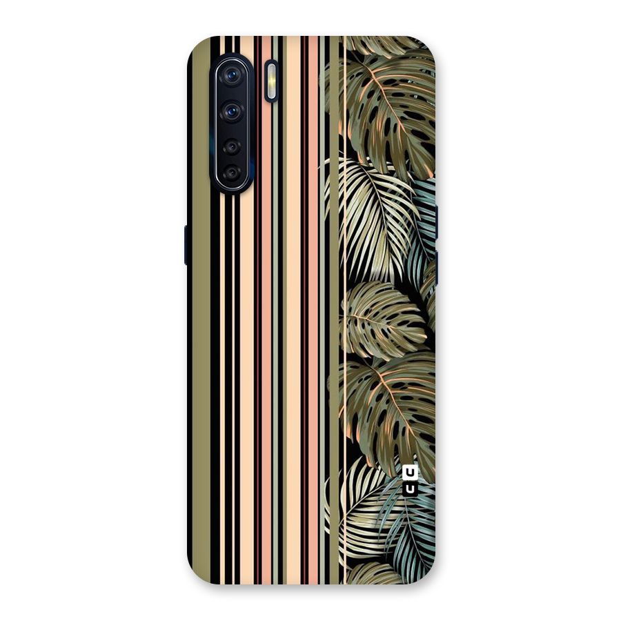 Visual Art Leafs Back Case for Oppo F15