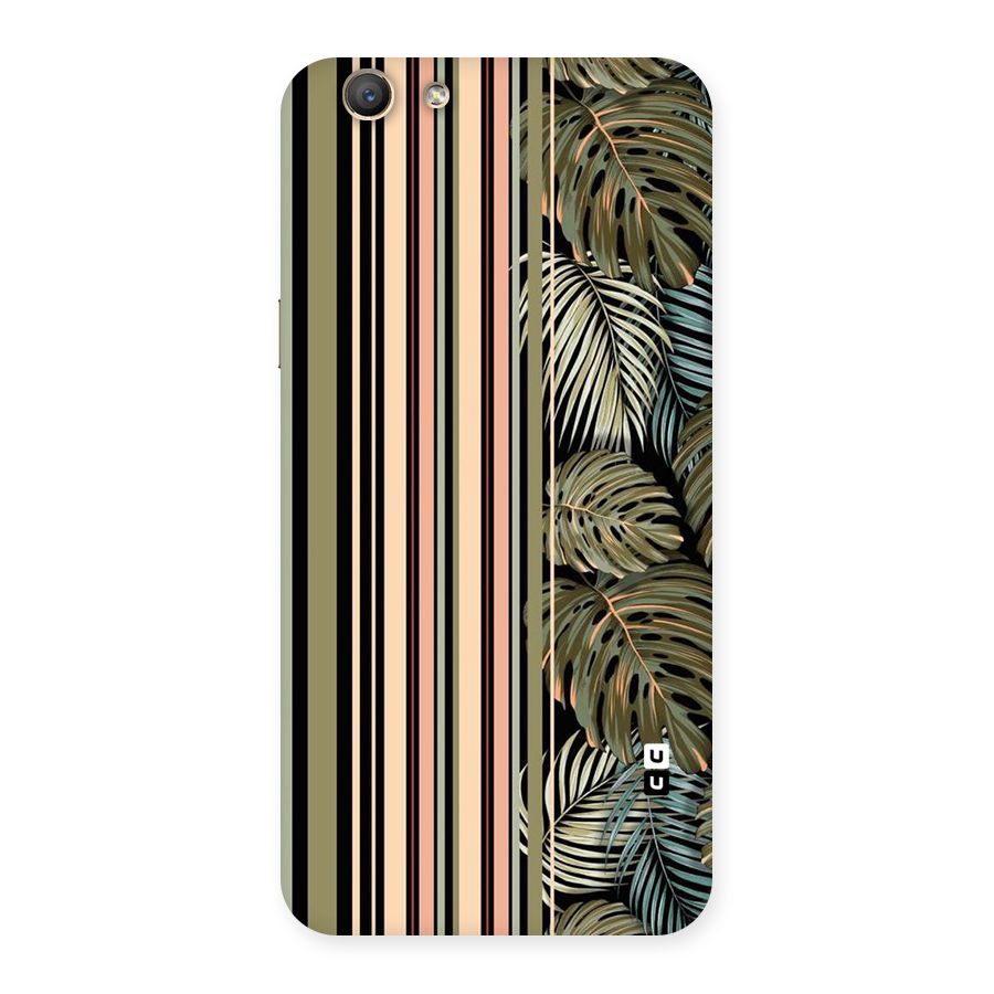 Visual Art Leafs Back Case for Oppo F1s