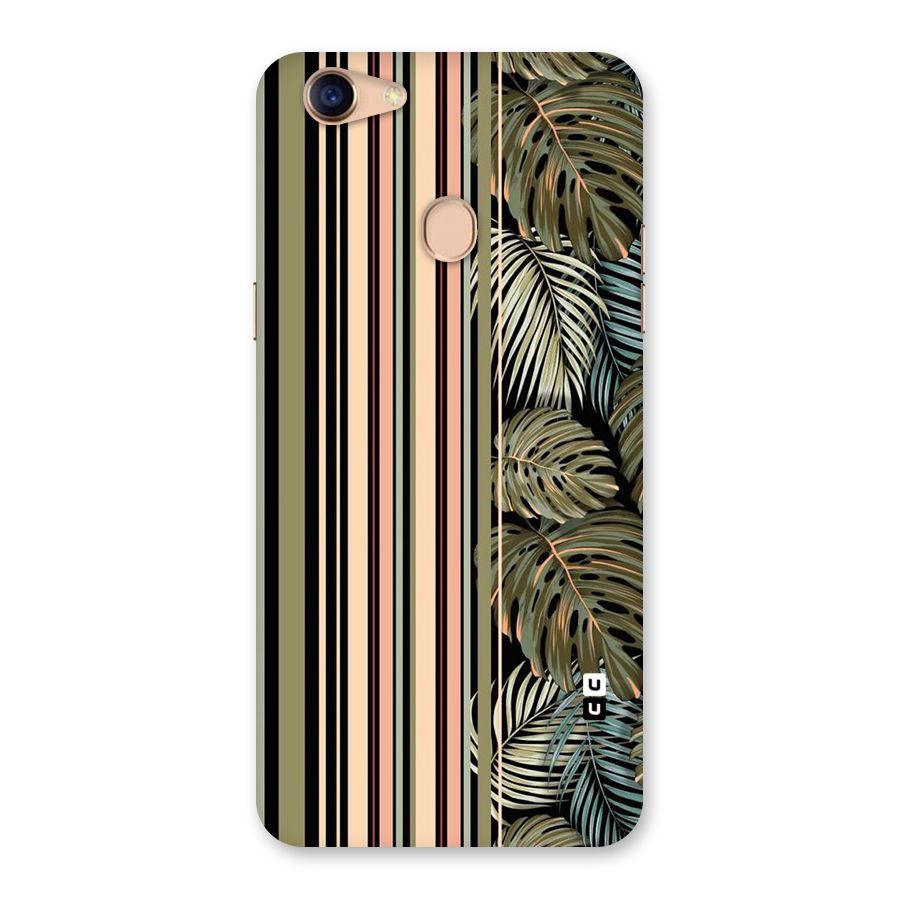 Visual Art Leafs Back Case for Oppo F5