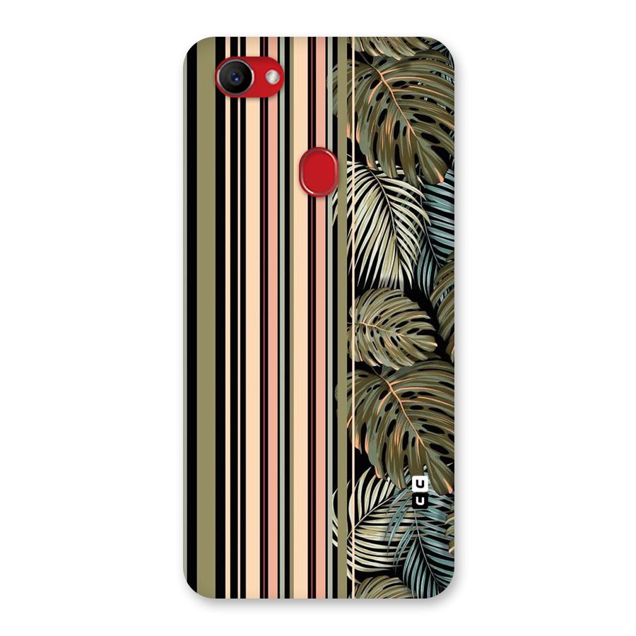 Visual Art Leafs Back Case for Oppo F7