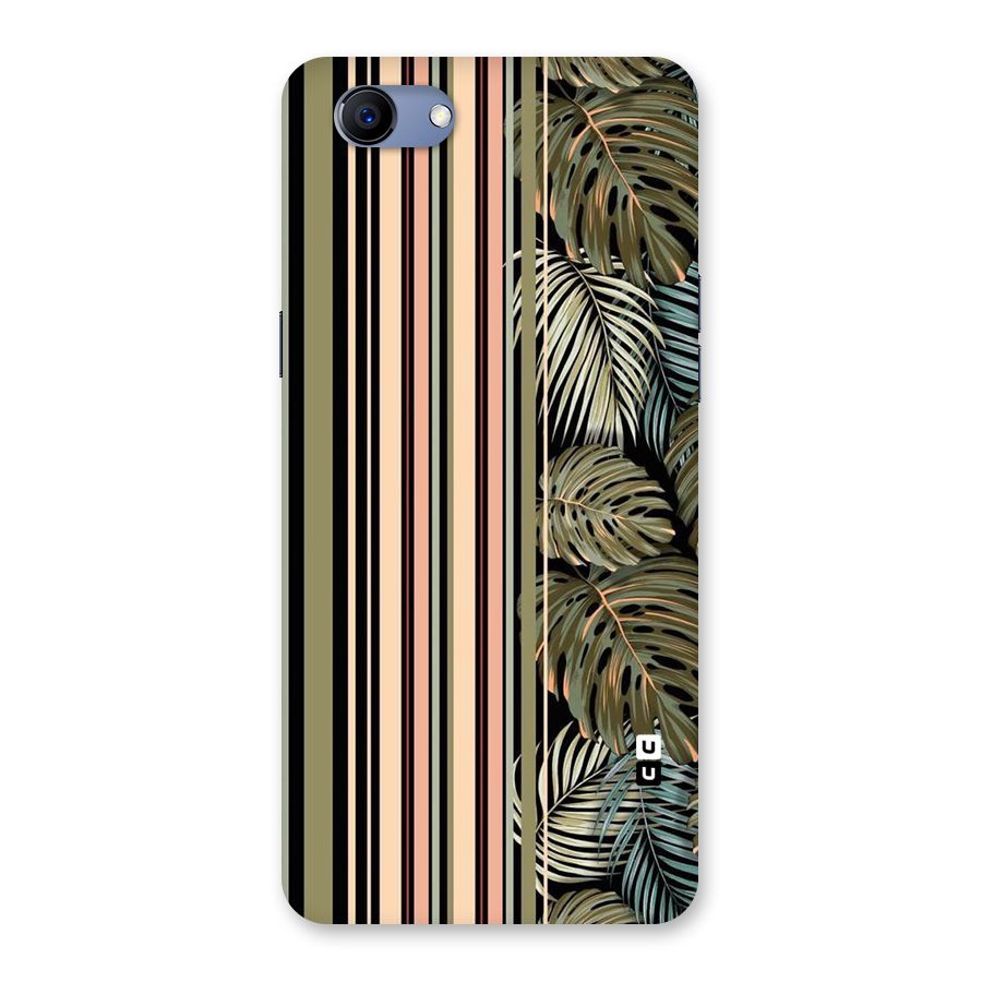 Visual Art Leafs Back Case for Oppo Realme 1