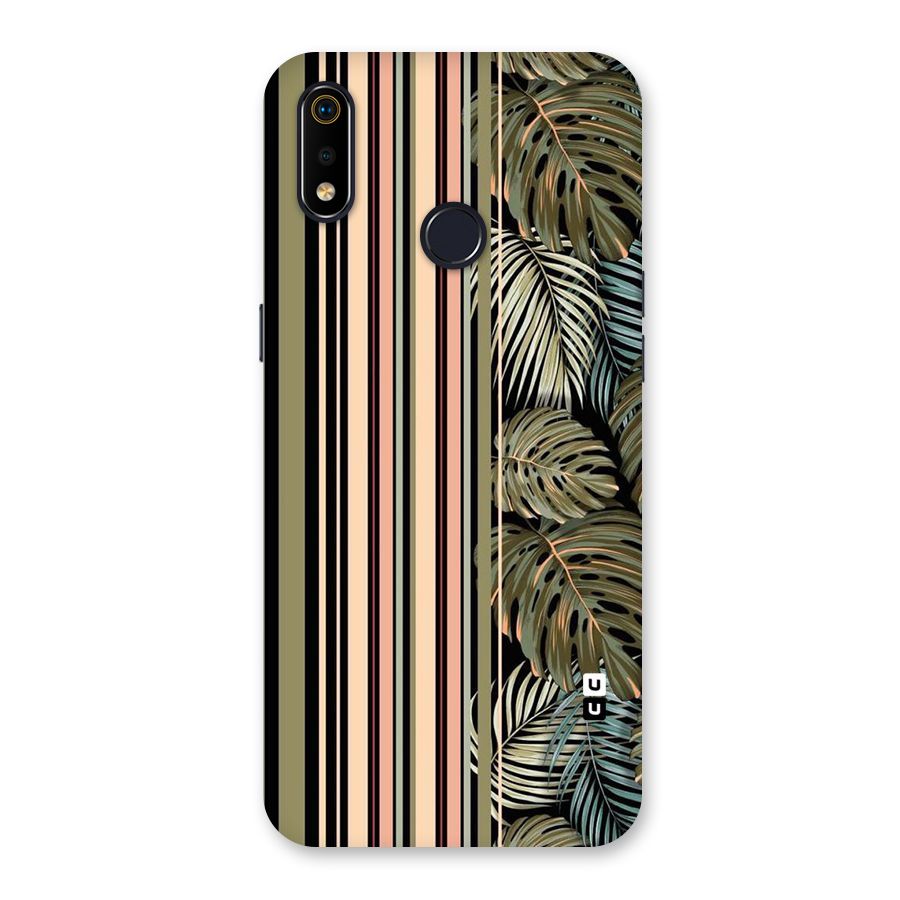 Visual Art Leafs Back Case for Realme 3i