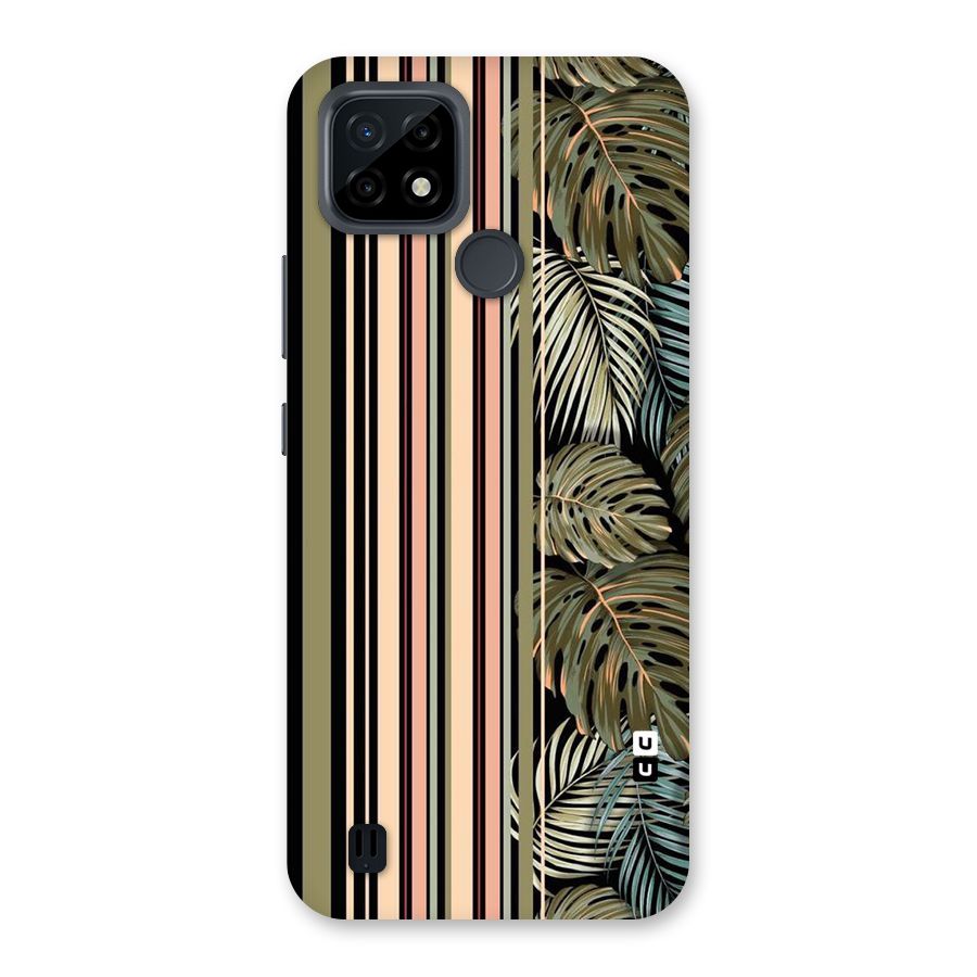Visual Art Leafs Back Case for Realme C21