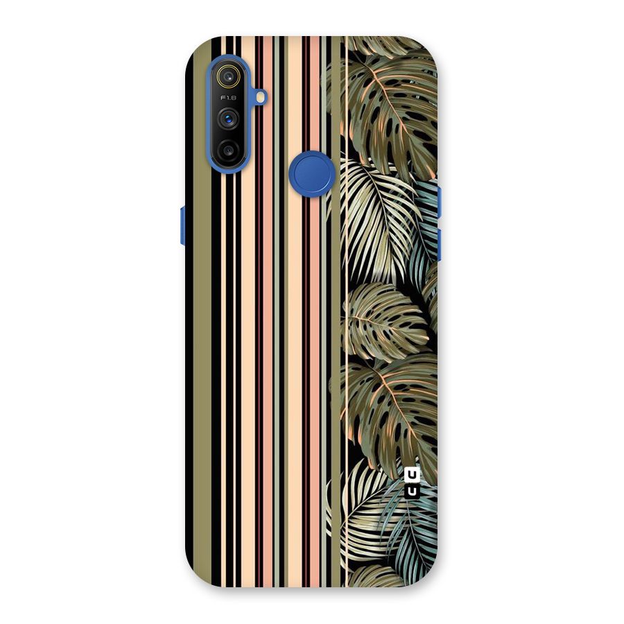 Visual Art Leafs Back Case for Realme Narzo 10A