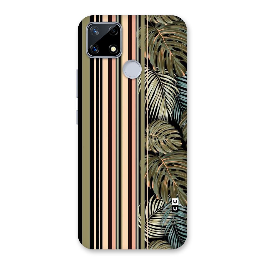 Visual Art Leafs Back Case for Realme Narzo 20