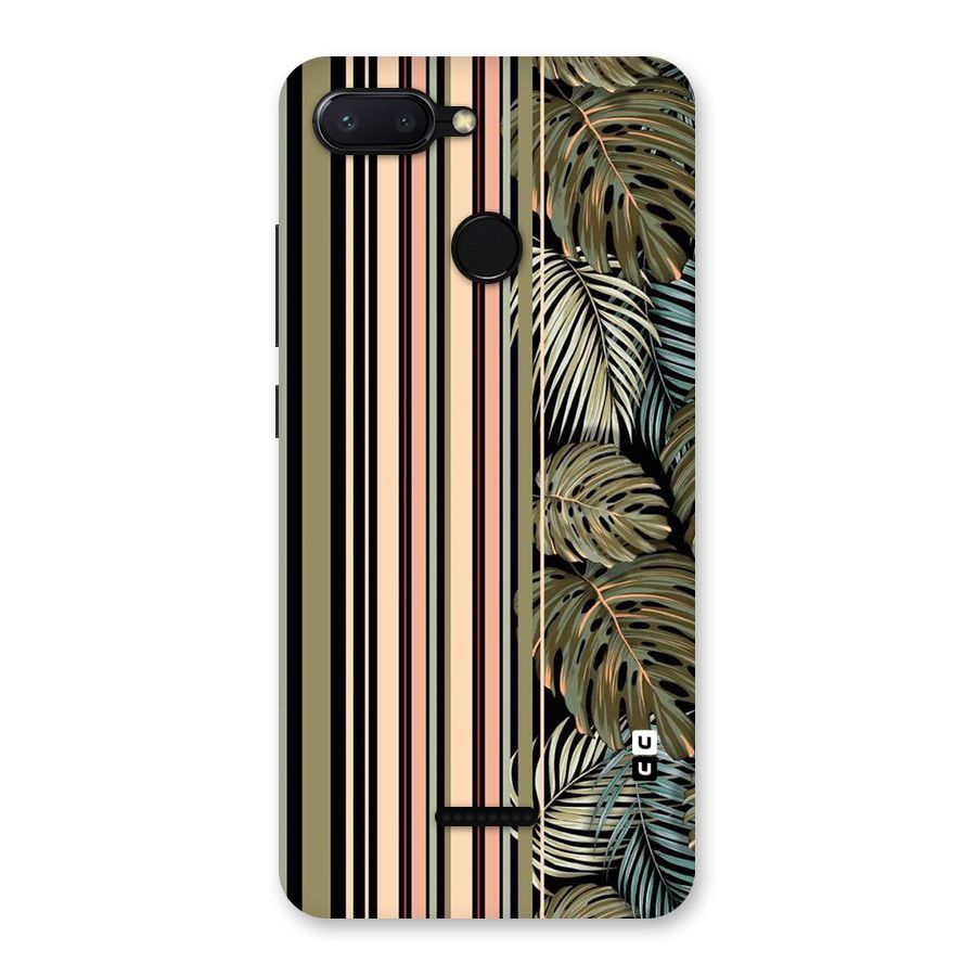 Visual Art Leafs Back Case for Redmi 6