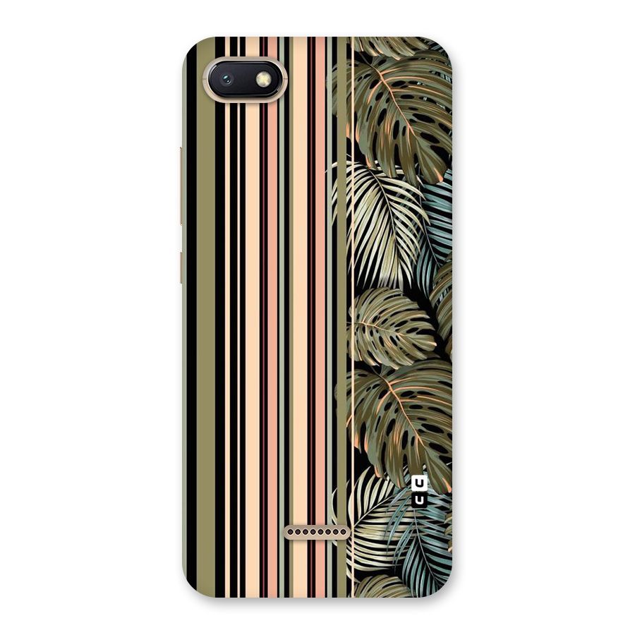 Visual Art Leafs Back Case for Redmi 6A