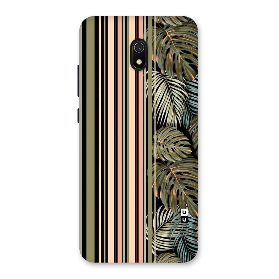 Visual Art Leafs Back Case for Redmi 8A