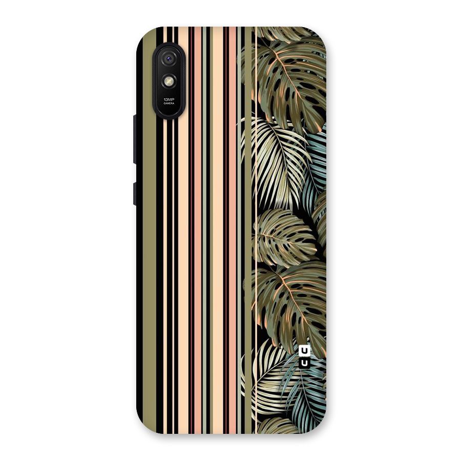 Visual Art Leafs Back Case for Redmi 9A