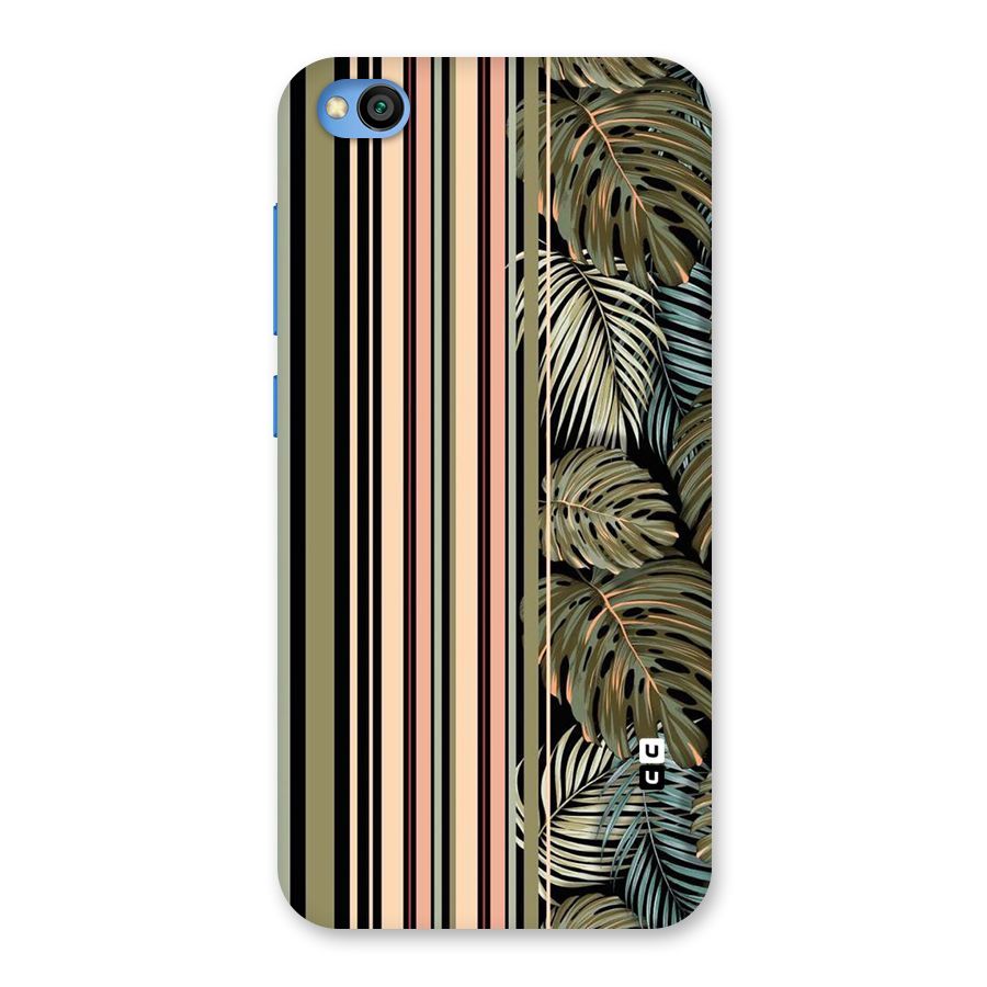 Visual Art Leafs Back Case for Redmi Go