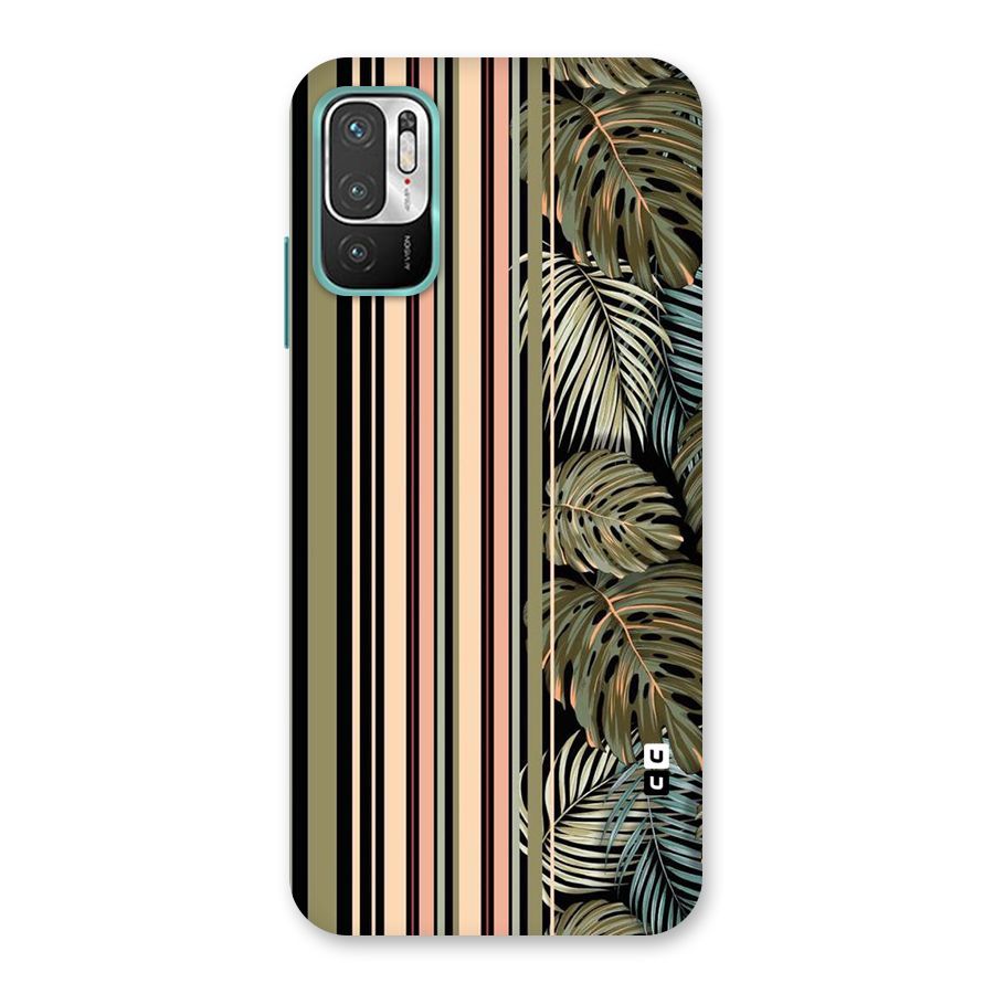 Visual Art Leafs Back Case for Redmi Note 10T 5G