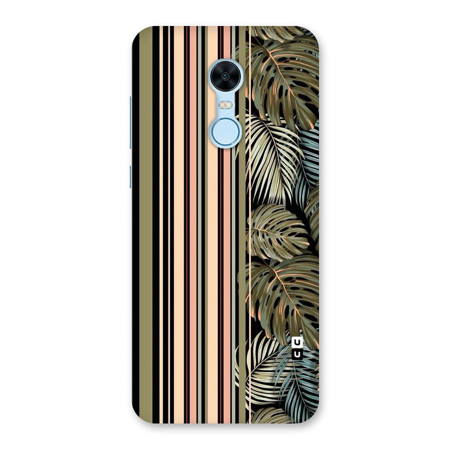 Visual Art Leafs Back Case for Redmi Note 5