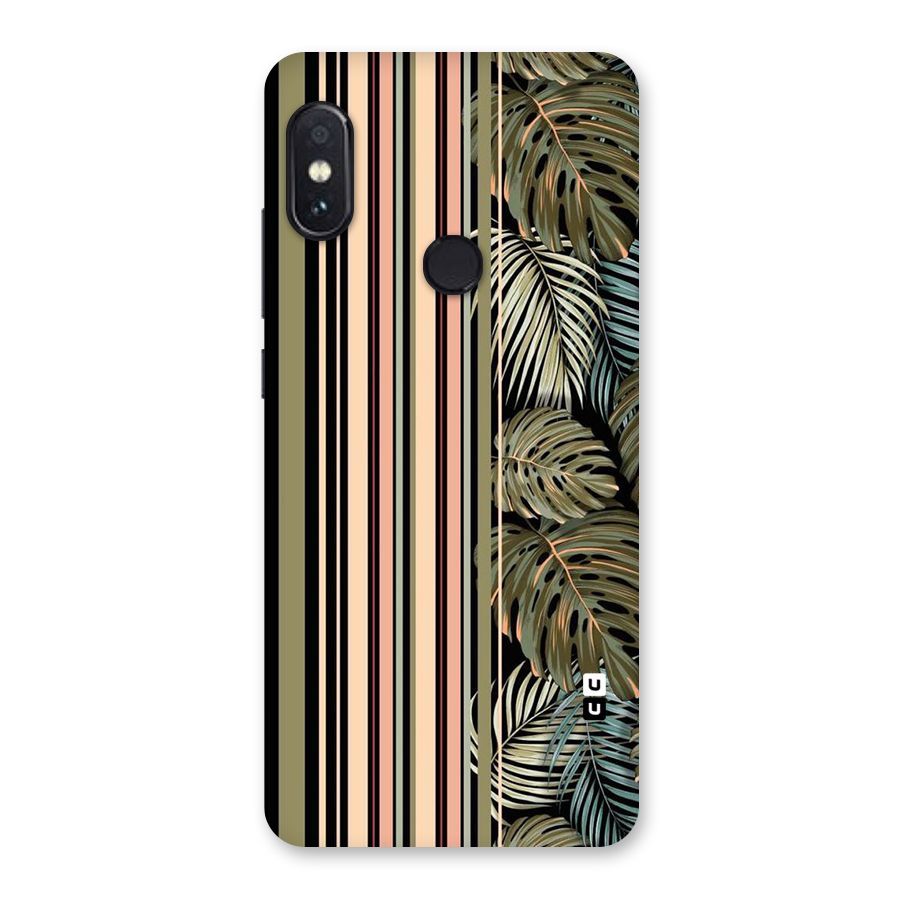 Visual Art Leafs Back Case for Redmi Note 5 Pro